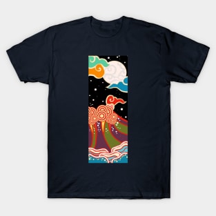 NAPL BY NIGHT | NAPLES | ITALY | VESUVIO | VOLCANO | CITY T-Shirt